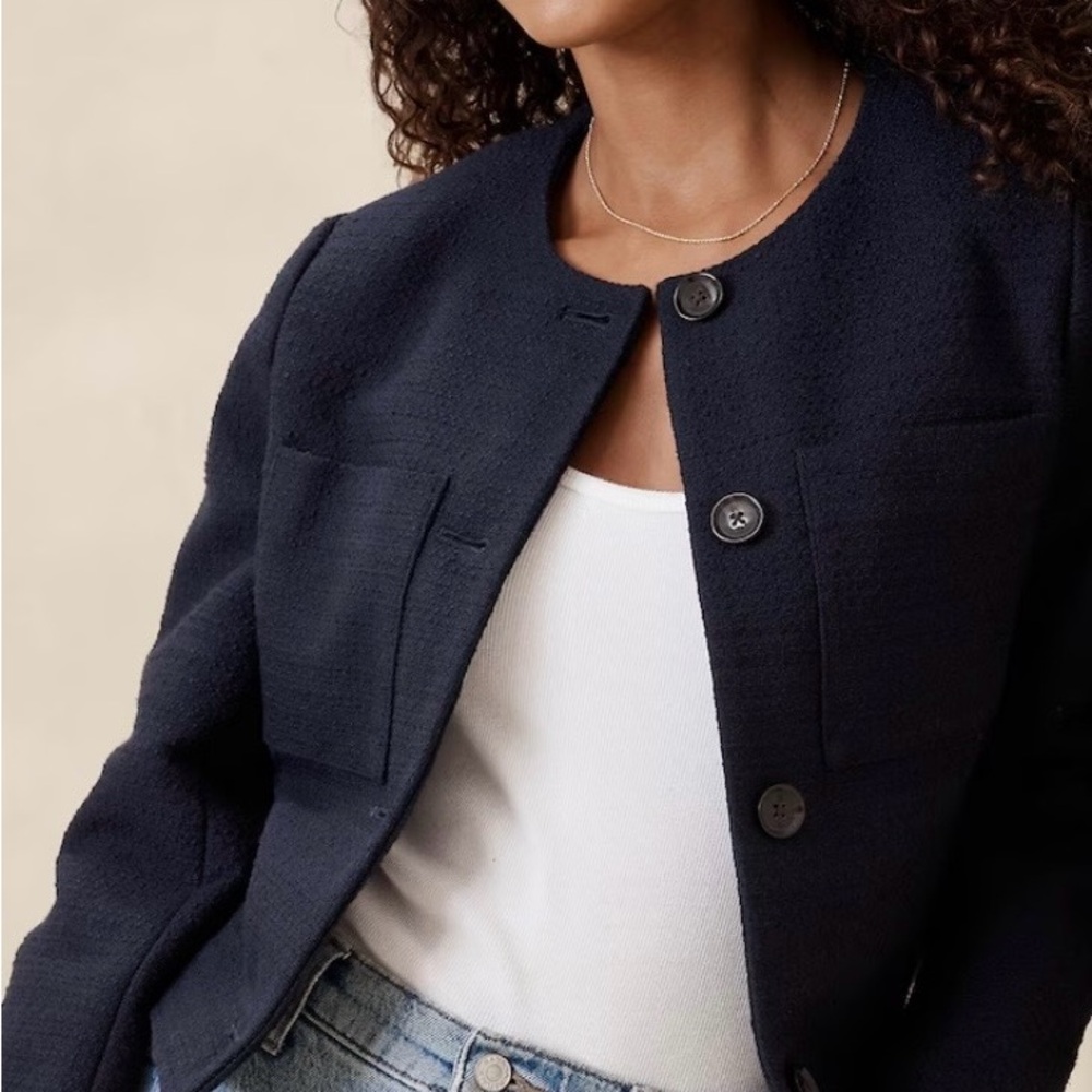 Banana Republic Factory Navy Blazer